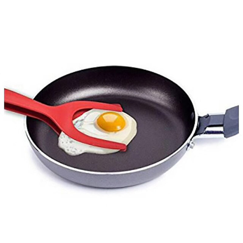 2-in-1 Grip and Flip Tongs