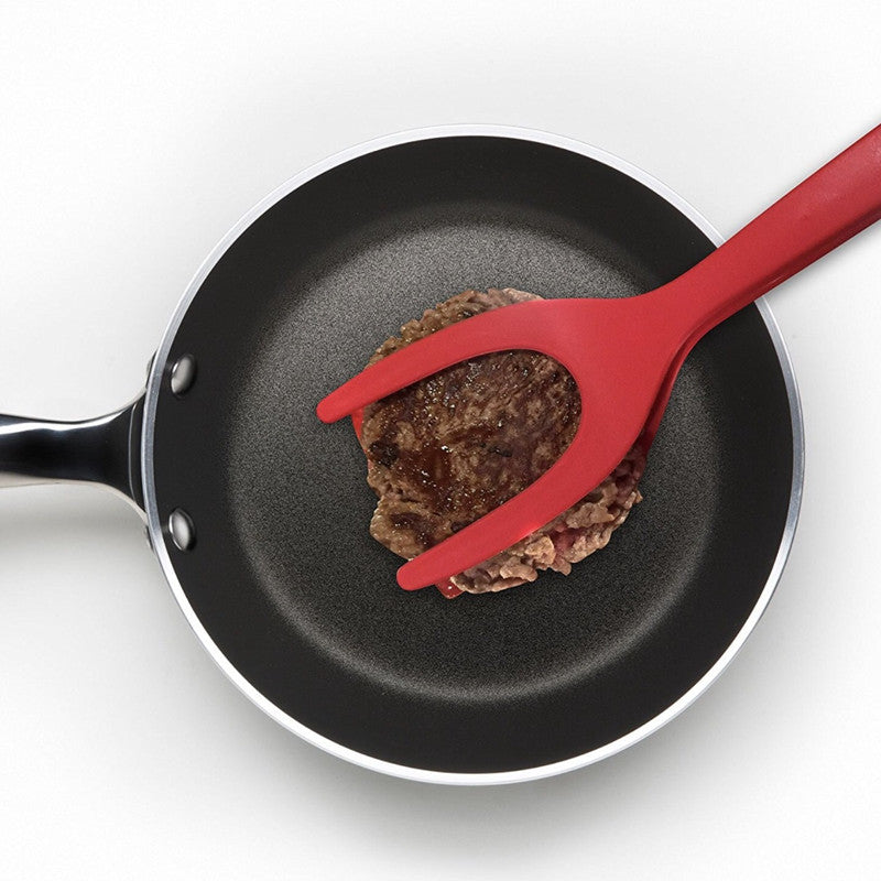 2-in-1 Grip and Flip Tongs