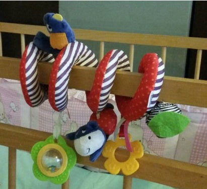 Soft Infant Toddler Rattles for Stroller and Crib