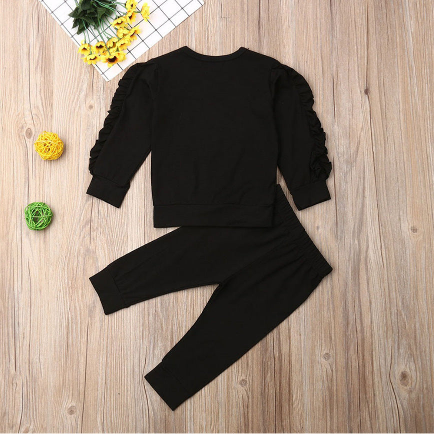 Newborn Ruffles Jumper Outfit Set: Fall Clothes