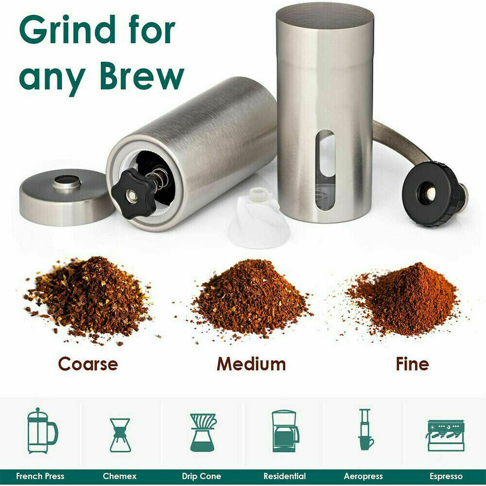 Portable Stainless Steel Coffee Grinder