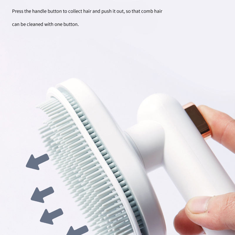 Self-Cleaning Pet Hair Removal Comb