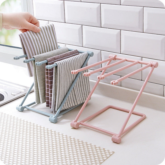 Foldable Dishcloth Shelf Organizer