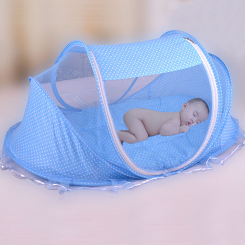 Foldable Baby Bed Net with Pillow Set