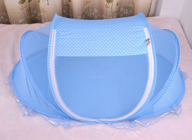 Foldable Baby Bed Net with Pillow Set