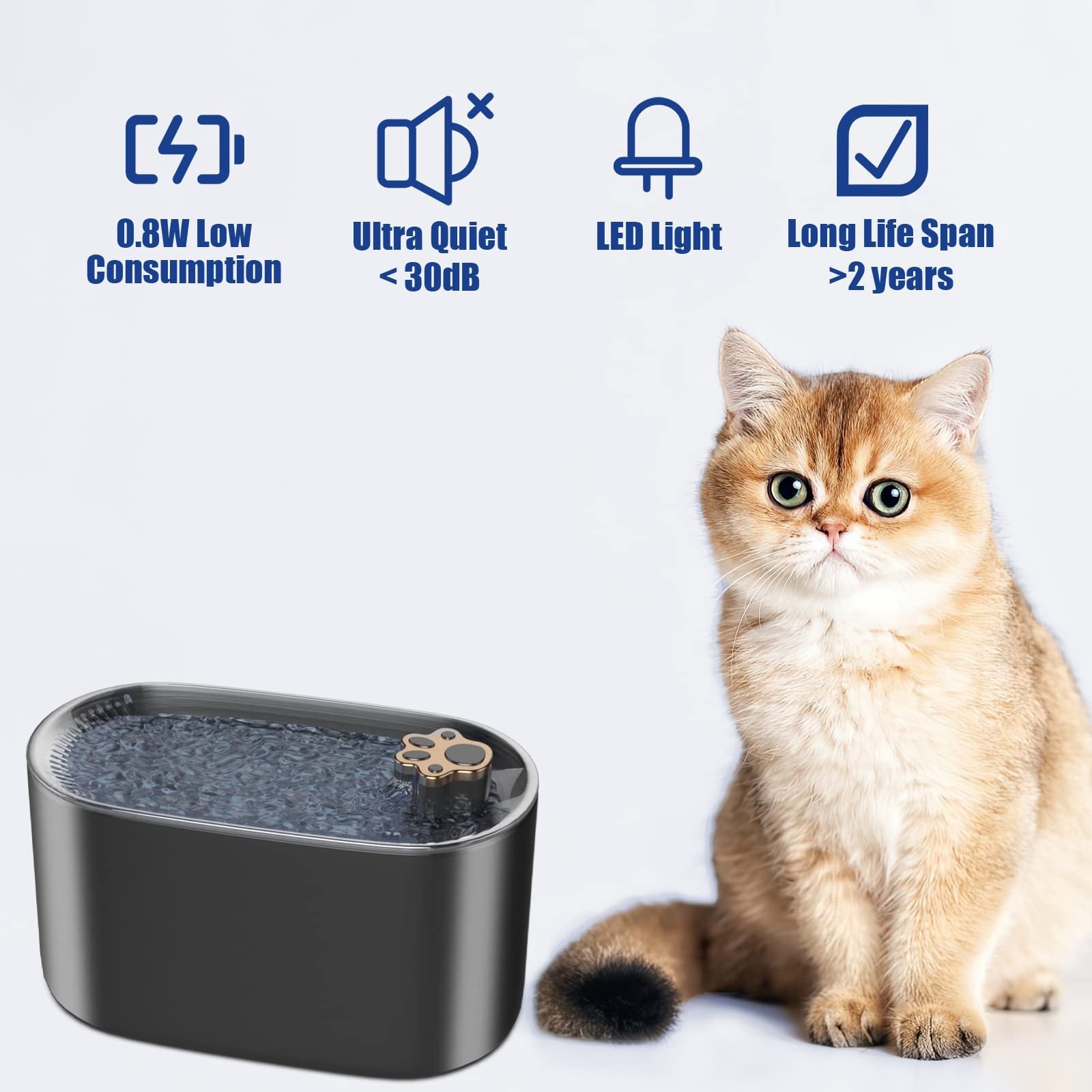 3L Automatic Cat Water Fountain