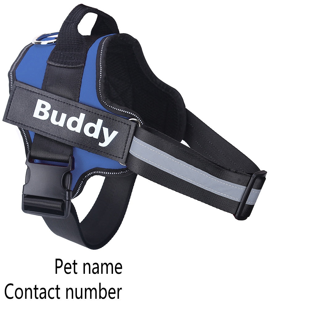 Personalized Reflective Dog Harness Vest