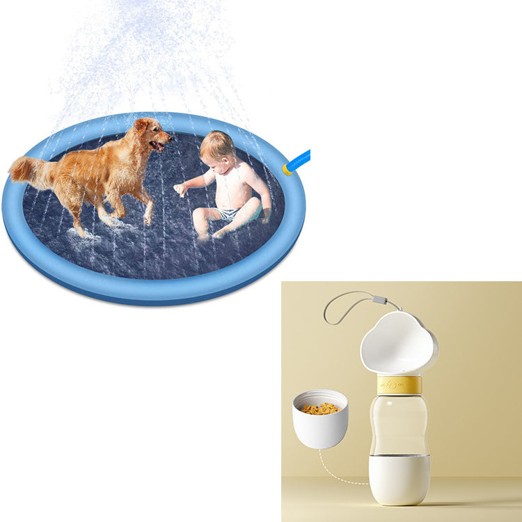 Non-Slip Splash Pad for Kids and Pets