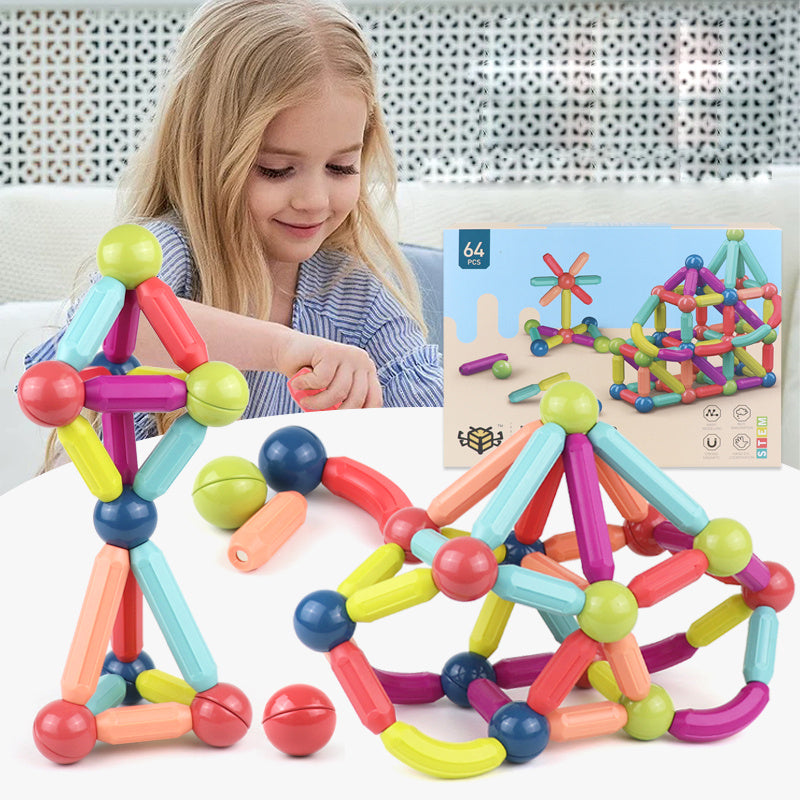 Kids Magnetic Building Blocks Set