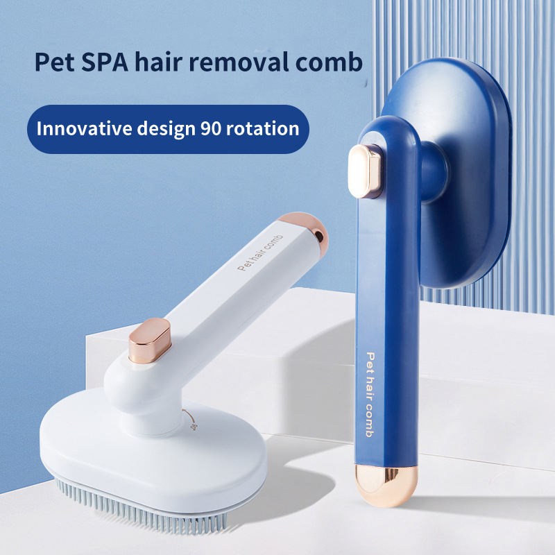 Self-Cleaning Pet Hair Removal Comb