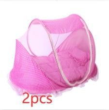 Foldable Baby Bed Net with Pillow Set