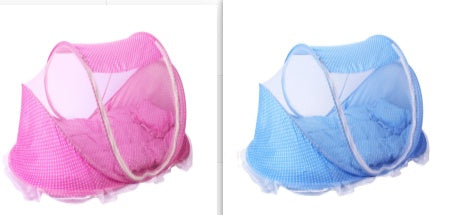 Foldable Baby Bed Net with Pillow Set