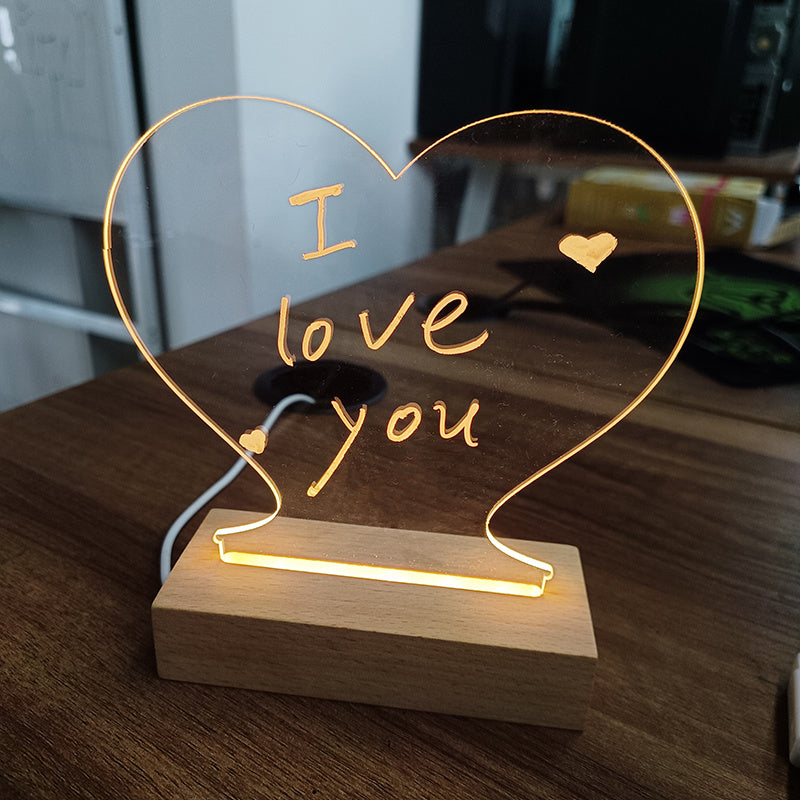 LED Night Light Message Board