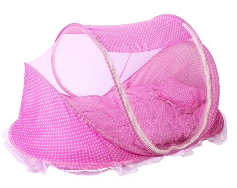 Foldable Baby Bed Net with Pillow Set