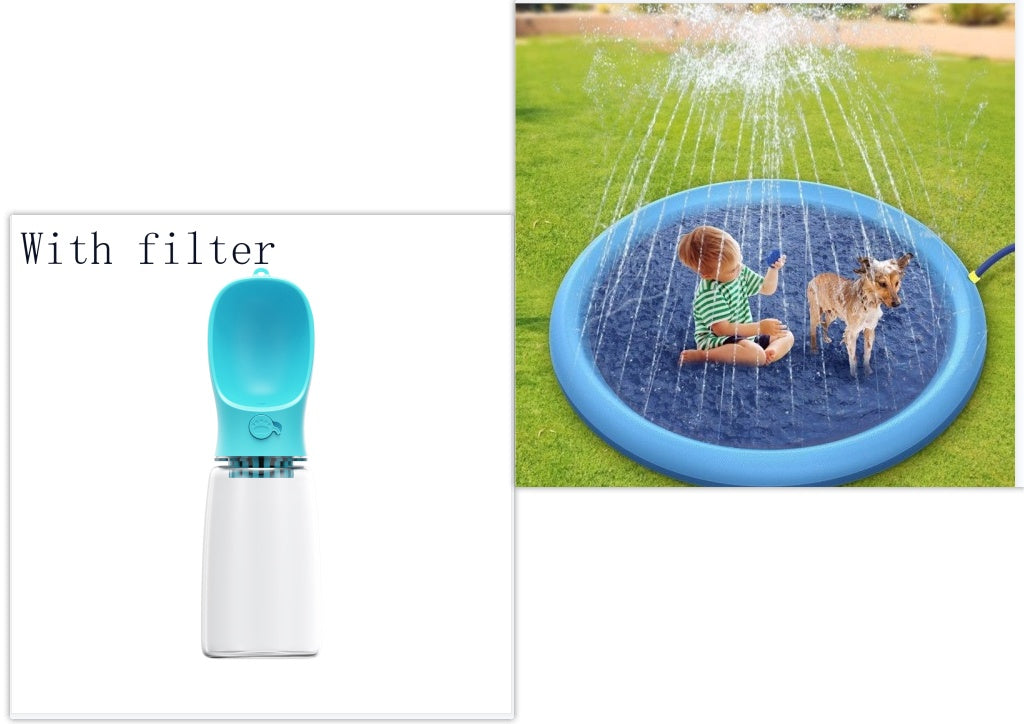 Non-Slip Splash Pad for Kids and Pets